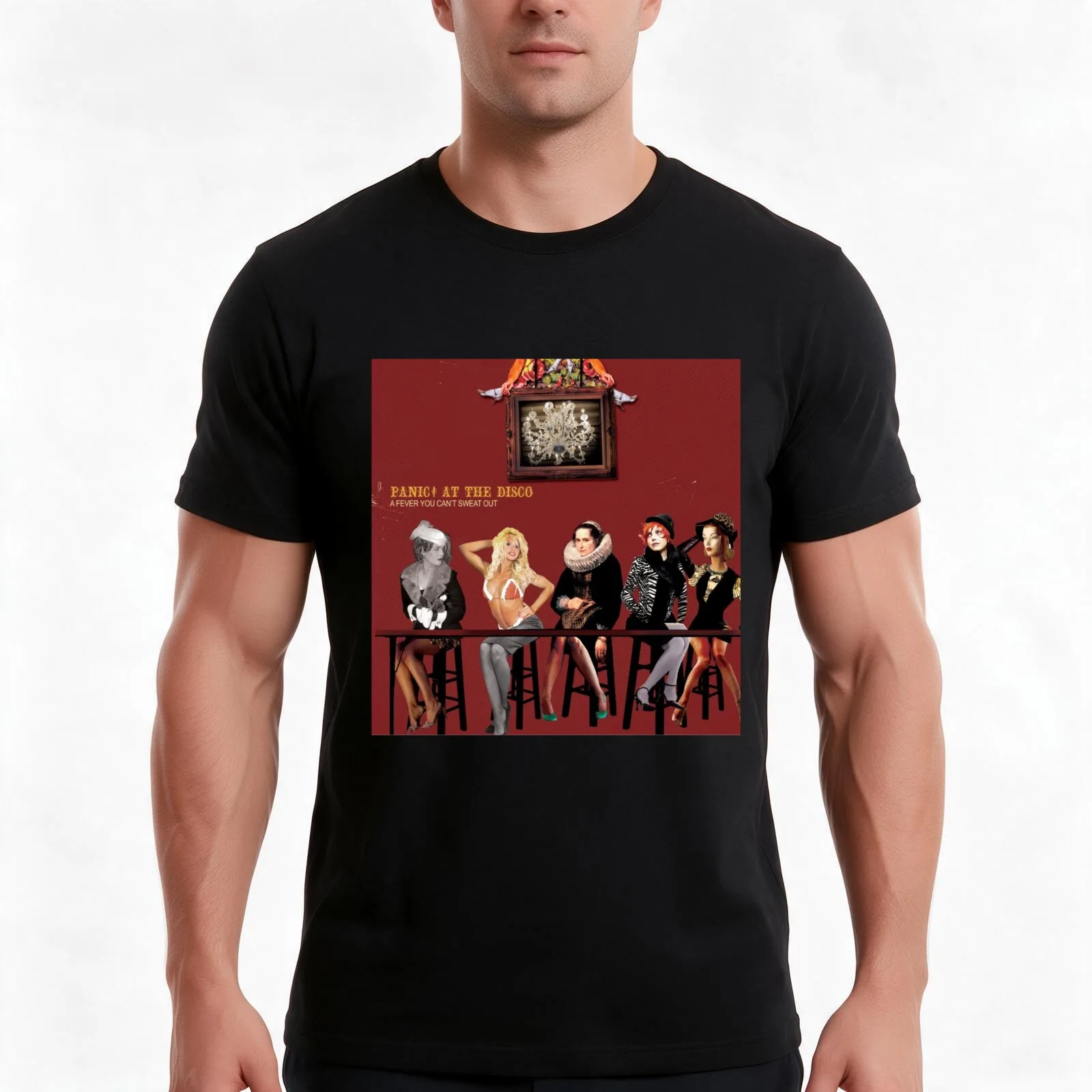a fever you can't sweat out T-Shirt, Summer Casual Cotton Tee, Oversized Streetwear Tops, Vintage Graphic Print, 100% Cotton