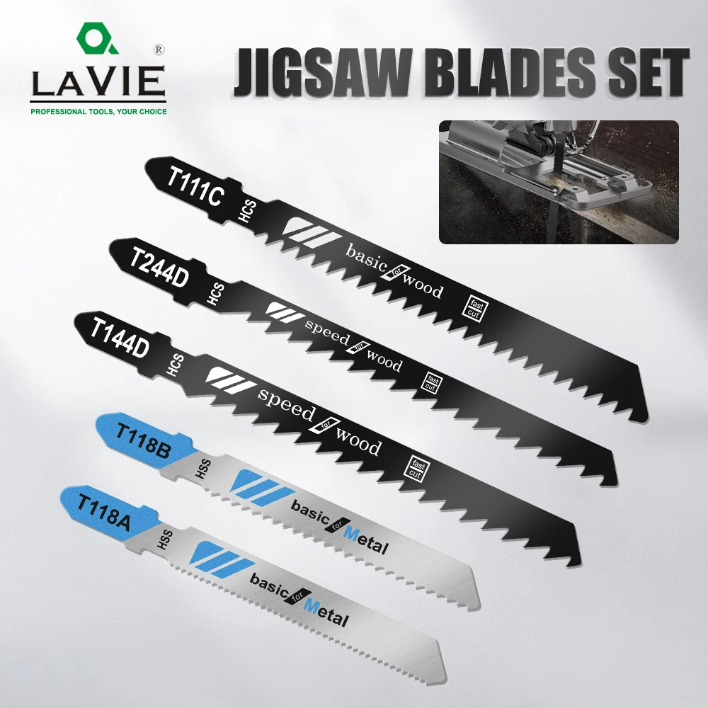 

LAVIE Saw Blades Cutting Tool T111C T144D T244D T118A T118B For Softwood For Wood Plastic Ground Teeth Reciprocating