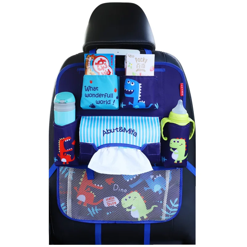 Car Seat Back Storage Bag Cartoon Children's Car Seat Back Hanging Bag Car Storage Bag Car Interior