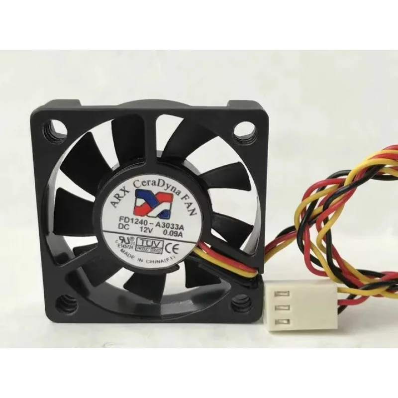   Оригинальный 4010 FD1240-A3033A DC12V 0,09A 3-проводной 4 см бесшумный вентилятор