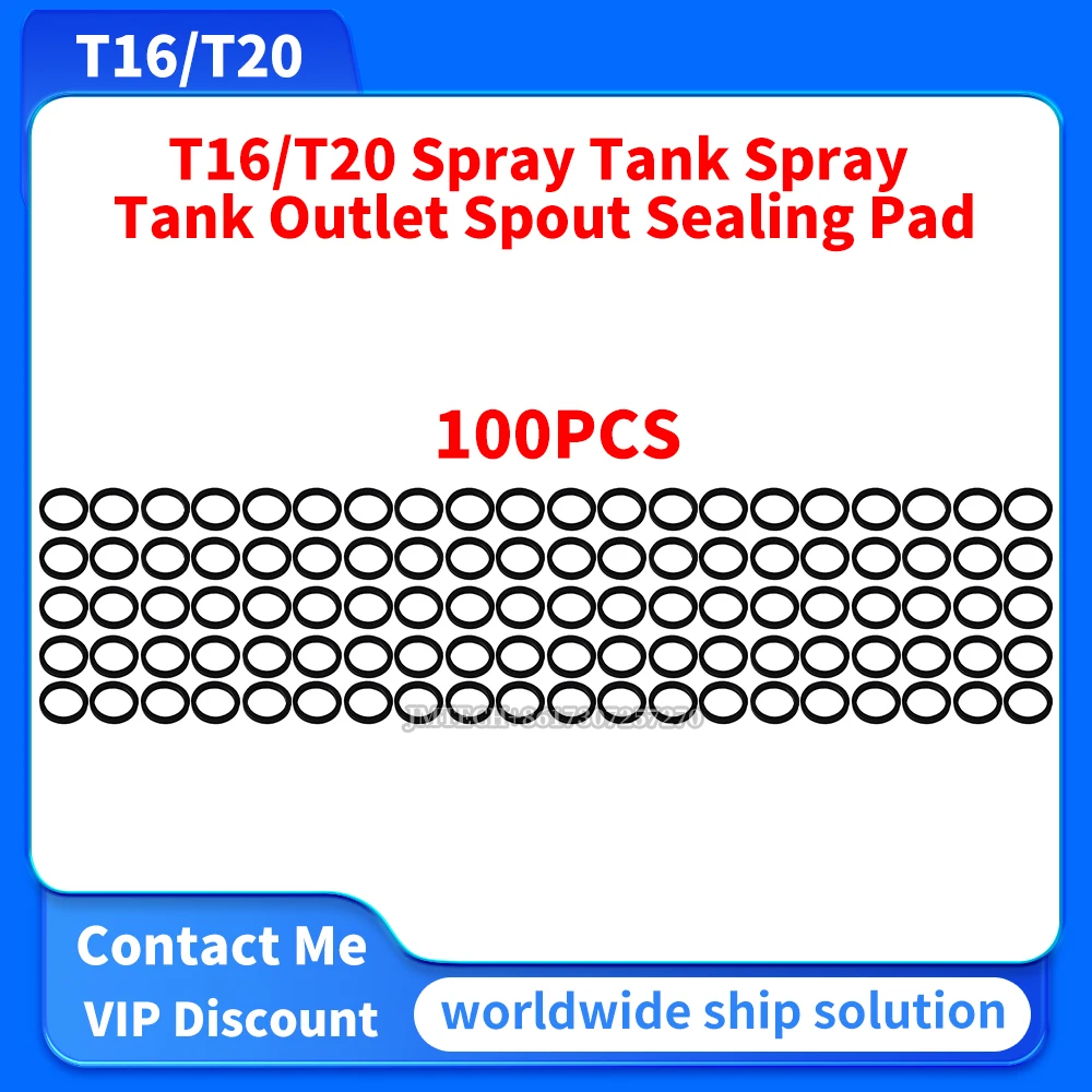 

T16/T20 Spray Tank_Spray Tank Outlet Spout Sealing Pad 100PCS For Dji Parts Repair Replace