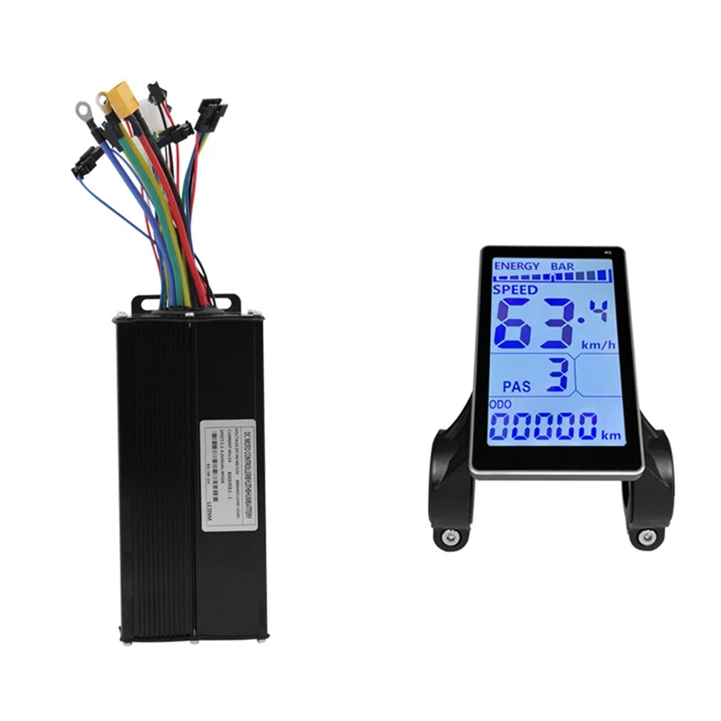 Mountain Vehicle Electric Bicycle Power Modified Accessories LED M5 Display Panel 40A Sine Wave Controller Brushless