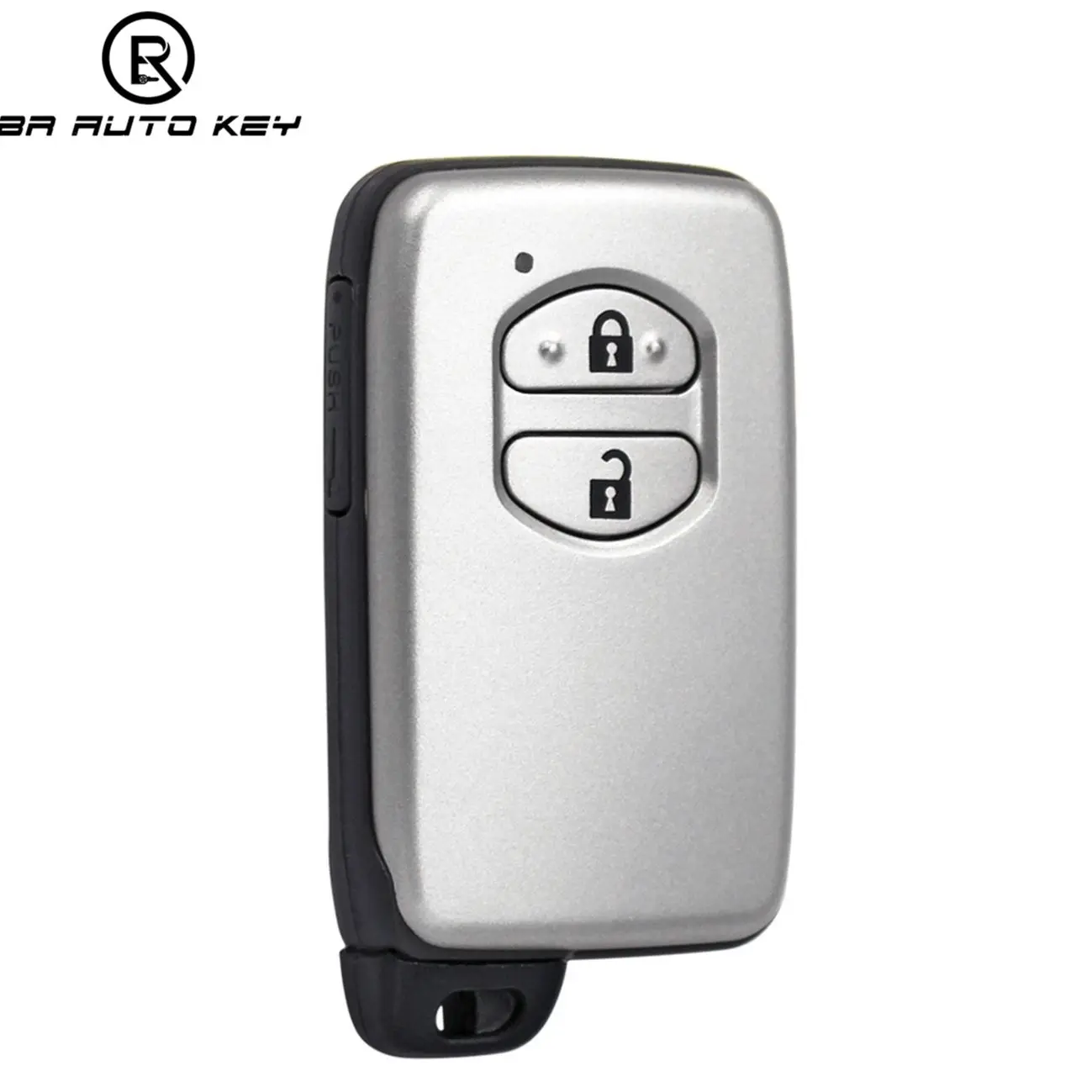 2Buttons Keyless Go Smart Remote Car Key Fob for Toyota Land Cruiser Prado LC200 2009-2013 B53EA B77EA ASK 433MHZ  A433