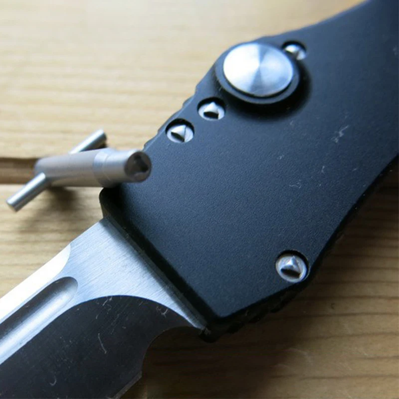 Imagem -05 - Titanium Alloy Knife Handle Parafusos Chave de Fenda para Original Microtech mt Halo5 Halov Faça Você Mesmo Fazendo Reparação Acessório Parte