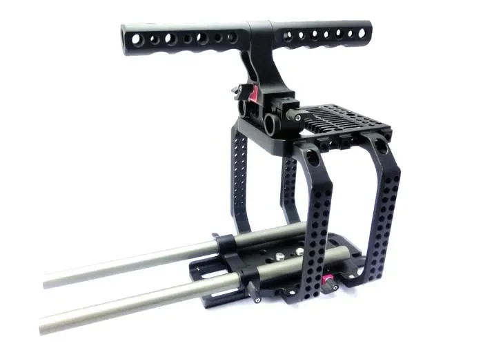 Для RED SCARLET EPIC 15 мм рельсовая система поддержки камеры Hooton Rig Kit Кейдж Базовая пластина Верхняя ручка рукоятка