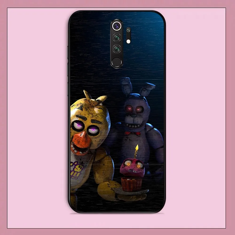 FNAF F-Five N-Nights at-Freddys Phone Case For Redmi Note 4 X 5 A 6 7 8 T 9 9S 10 11 11S 11Epro Poco M3 pro