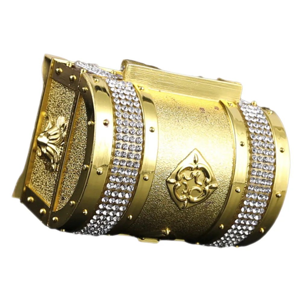 

Маленькая сундук с сокровищами, шкатулка для драгоценностей, металлический ретро, винтажный органайзер для ювелирных изделий, декоративный футляр для хранения колец, ожерелий, сережек