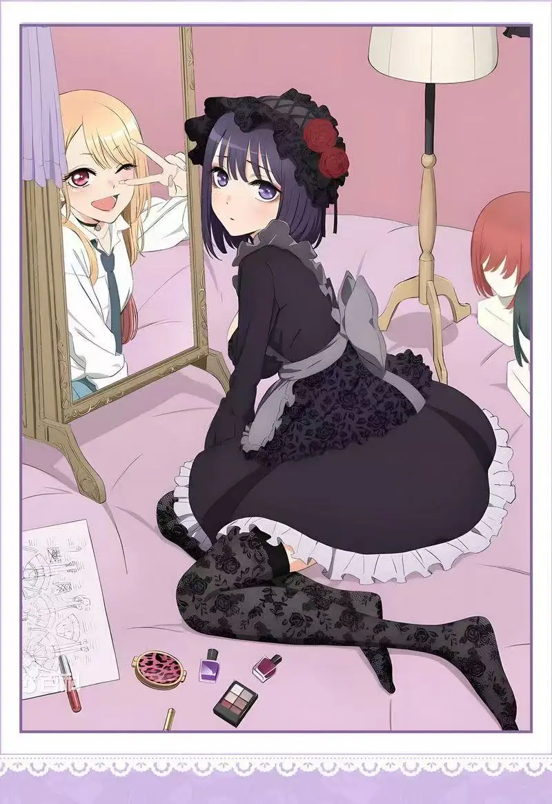 

Cosplay costume set of Kuroe Shizuku from 'My Dress-Up Darling' and Hoshikawa Marin's maid outfit cosplay dress suitable for Hal