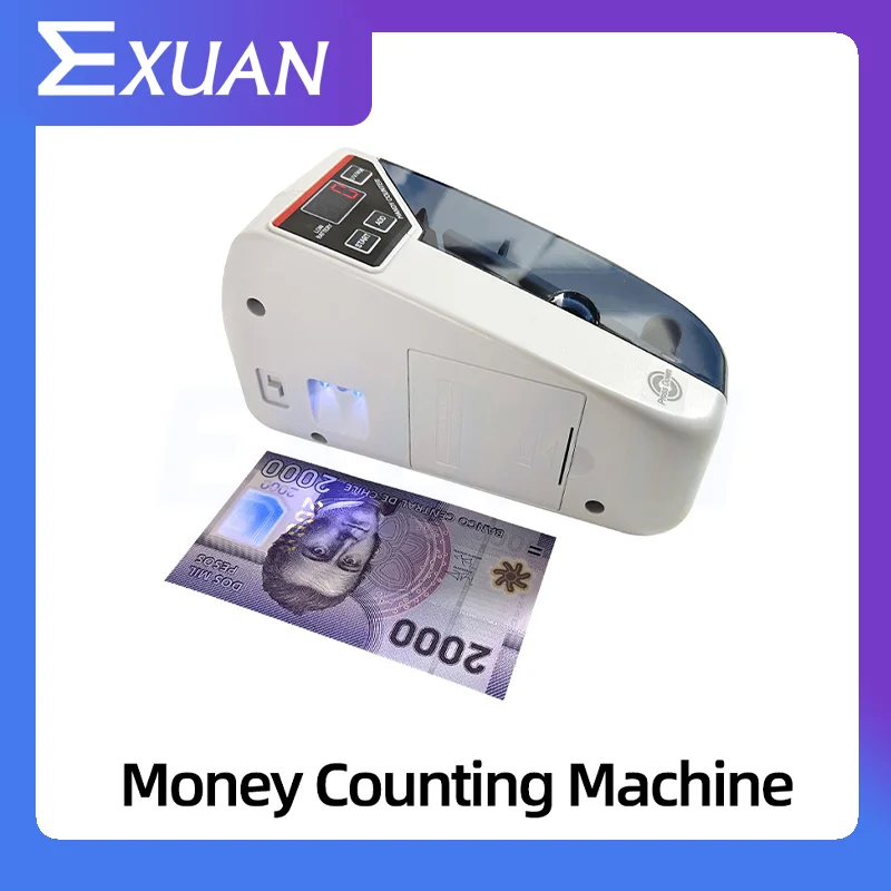 UV Light Counting Machine with Violet Light Detection Can be Hand-Held Multiple Currency Counting Machine with Ultraviolet Light