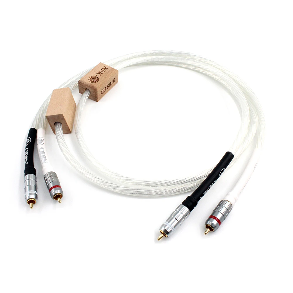 

Pair Nordost Odin Reference Interconnect RCA Audio Cable With Silver Plated RCA Plug