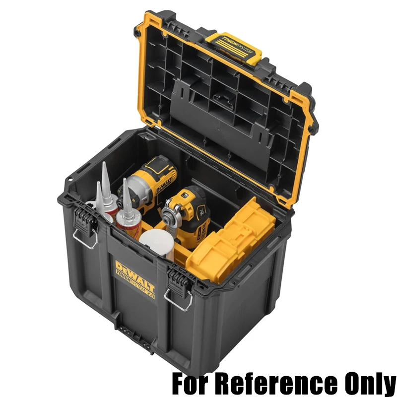 DEWALT DWST08035-1 TOUGHSYSTEM 2.0 Compact Durable Deep Toolbox Large Capacity Storage Space Waterproof Dustproof Toolbox