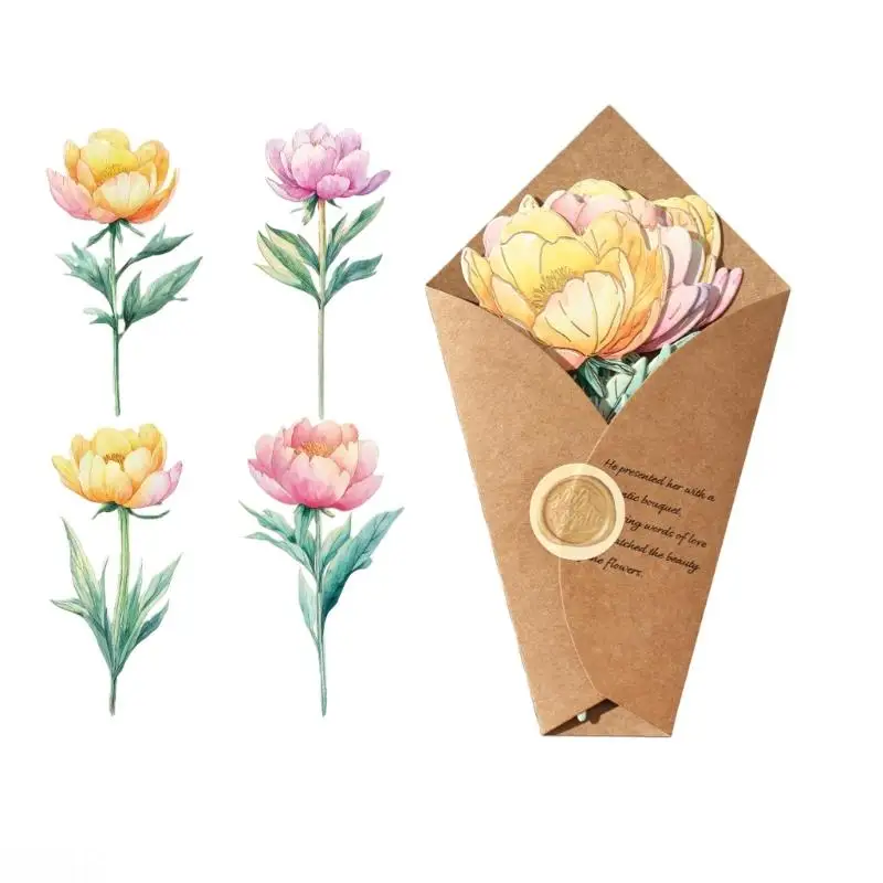 D08B Foil Sticker Sheets Not Adhesive Craft Paper for Scrapbooking and Journaling