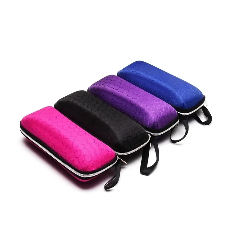 Protable Sunglasses Case Protector Travel Pack Pouch Glasses Case Reading Glasses Carry Bag Zipper Box Hard Eyewear Accessories