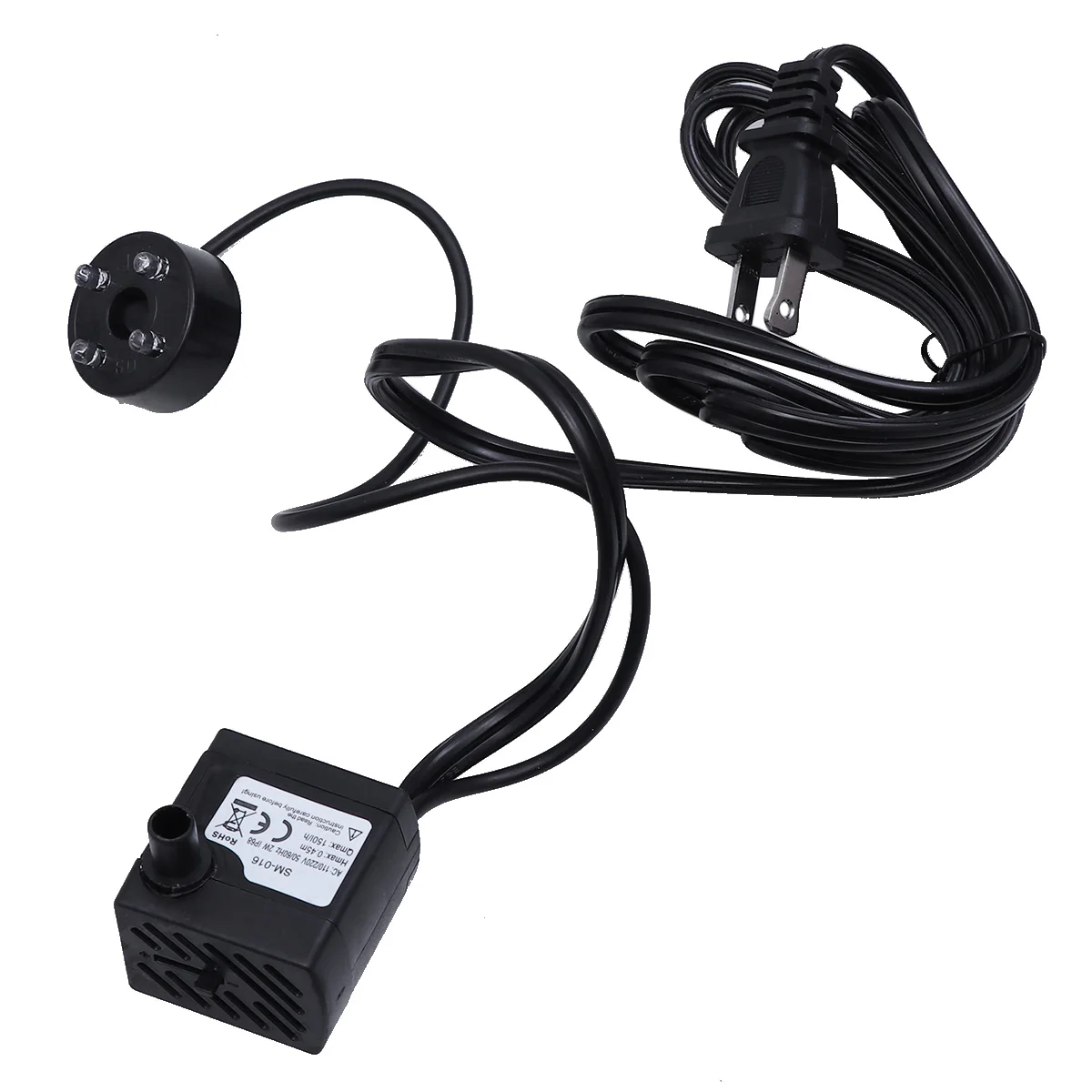 

Detachable Water Pump for Aquarium Fish Tank Fountains Ponds Easy Clean Quiet Low Noise Submersible Energy Saving
