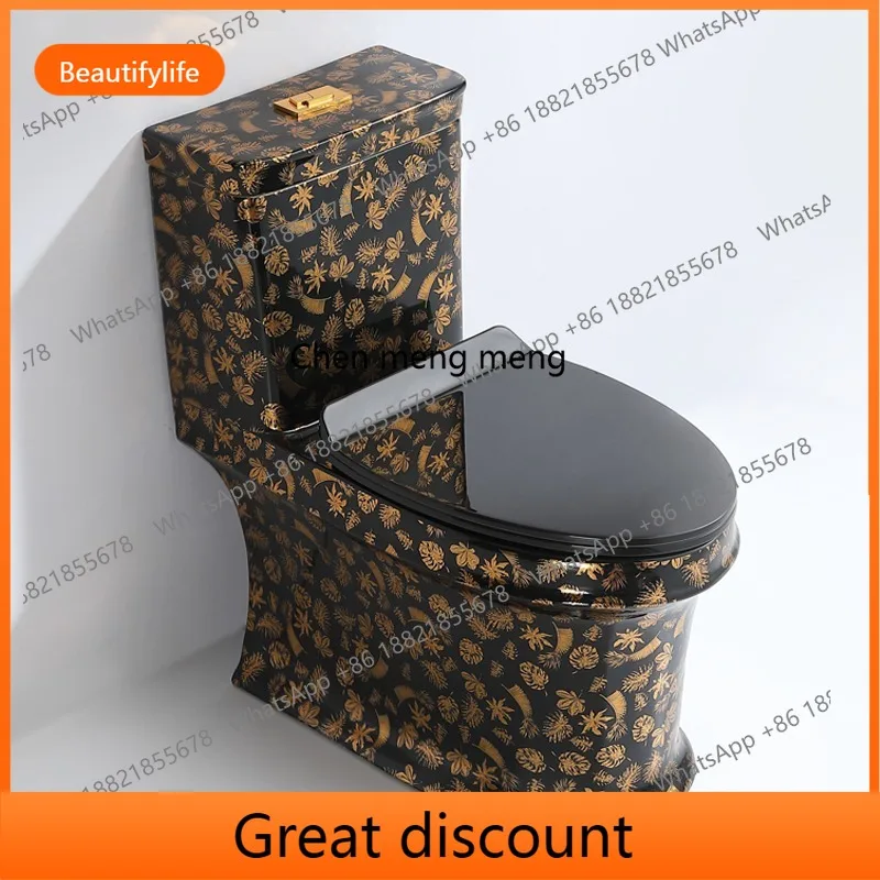 

M53 Household lottery toilet silent siphon super swirl deodorant large diameter toilet