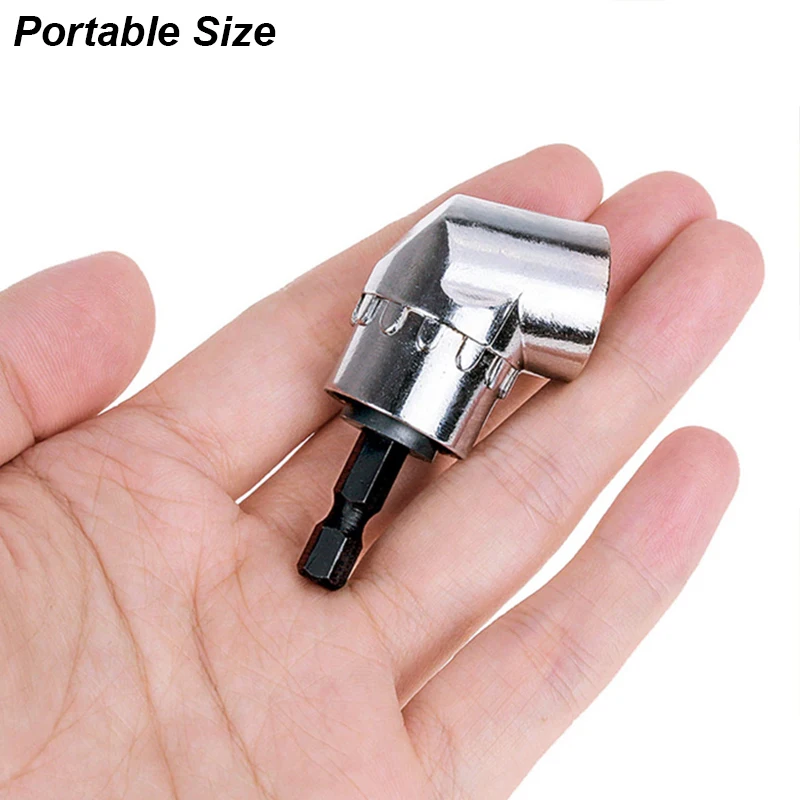 Right Angle Attachment Screwdriver Bit Drive Holder Magnetic Power Drill Adapter Chuck Tool 105 Degree 1/4 Screw Driver Impact