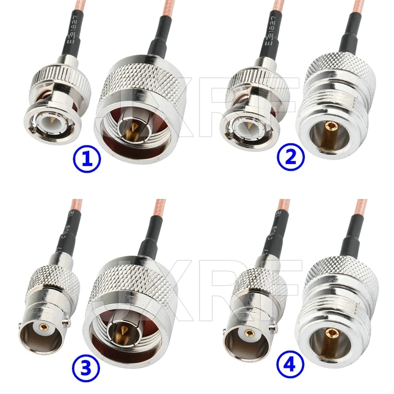 JX Connector BNC Male female to N Male female Pigtail Cable RG316 10cm-5m RF Coaxial Cable