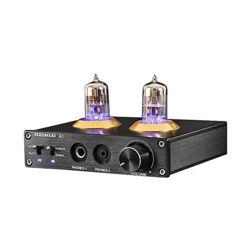 

PJ.MIAOLAI HiFi Stereo 6H3N Vacuum Tube Preamplifier Headphone Amplifier MAX9722 Audio For Home Theater DIY