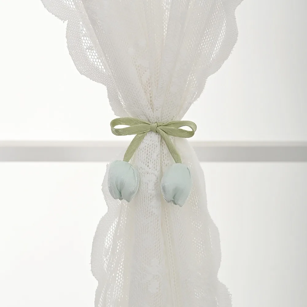 Curtains Accessories Fashion Tulip Curtain Straps Elegant Beautifully Curtains Tie Rope Adjustable Curtain Buckle Bedroom
