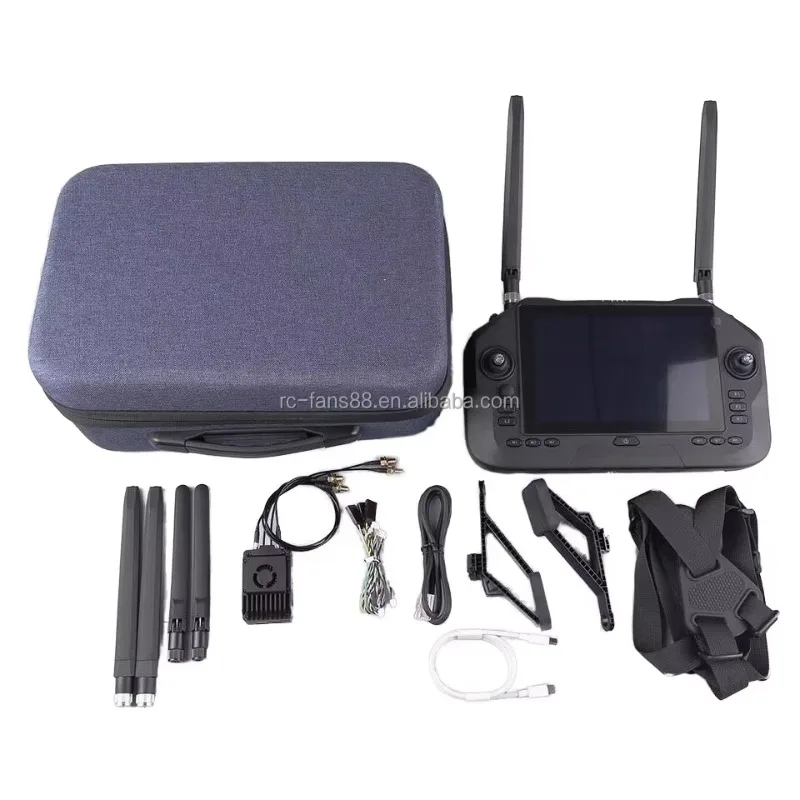 

SIYI UniRC7 Pro Smart Controller Dual Frequency 2.4&5 GHz Handheld Ground Station 4K 1080P RC UGV Robotics Made Metal