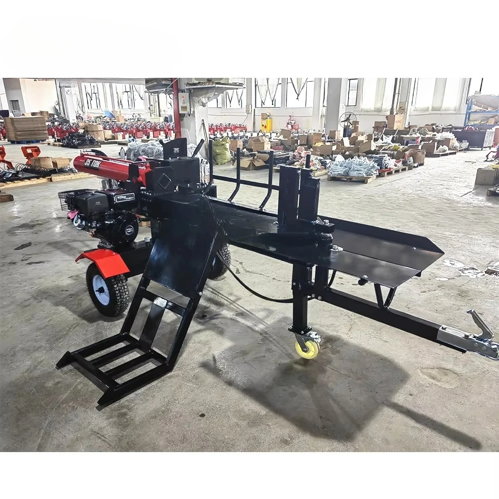 

YG-Customized 35 Ton Professional Wood-Working Forest Timber Wood Log Splitter With Hydraulic Log Lifter Arm