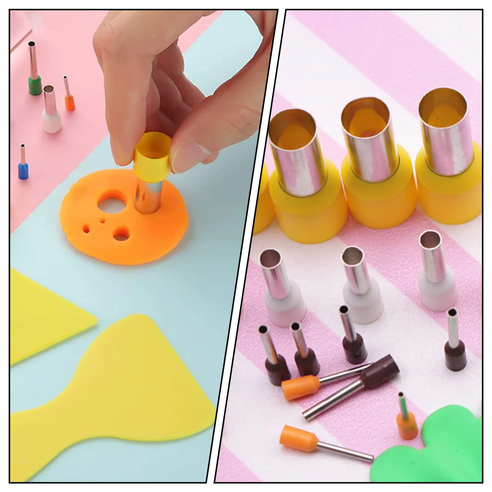 1Set Clay DIY Tool Kit Safe Children Handmade Playing Modeling Set for Early Learning Classroom Daycare Clay Tools for Kids