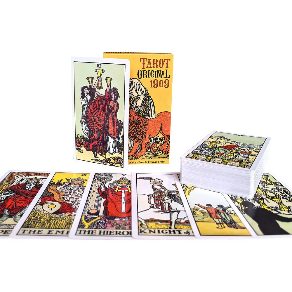 

Hot Selling Original Tarot Leisure Entertainment Card Family Gathering Divination Deck Tarot Board Playing Card Game