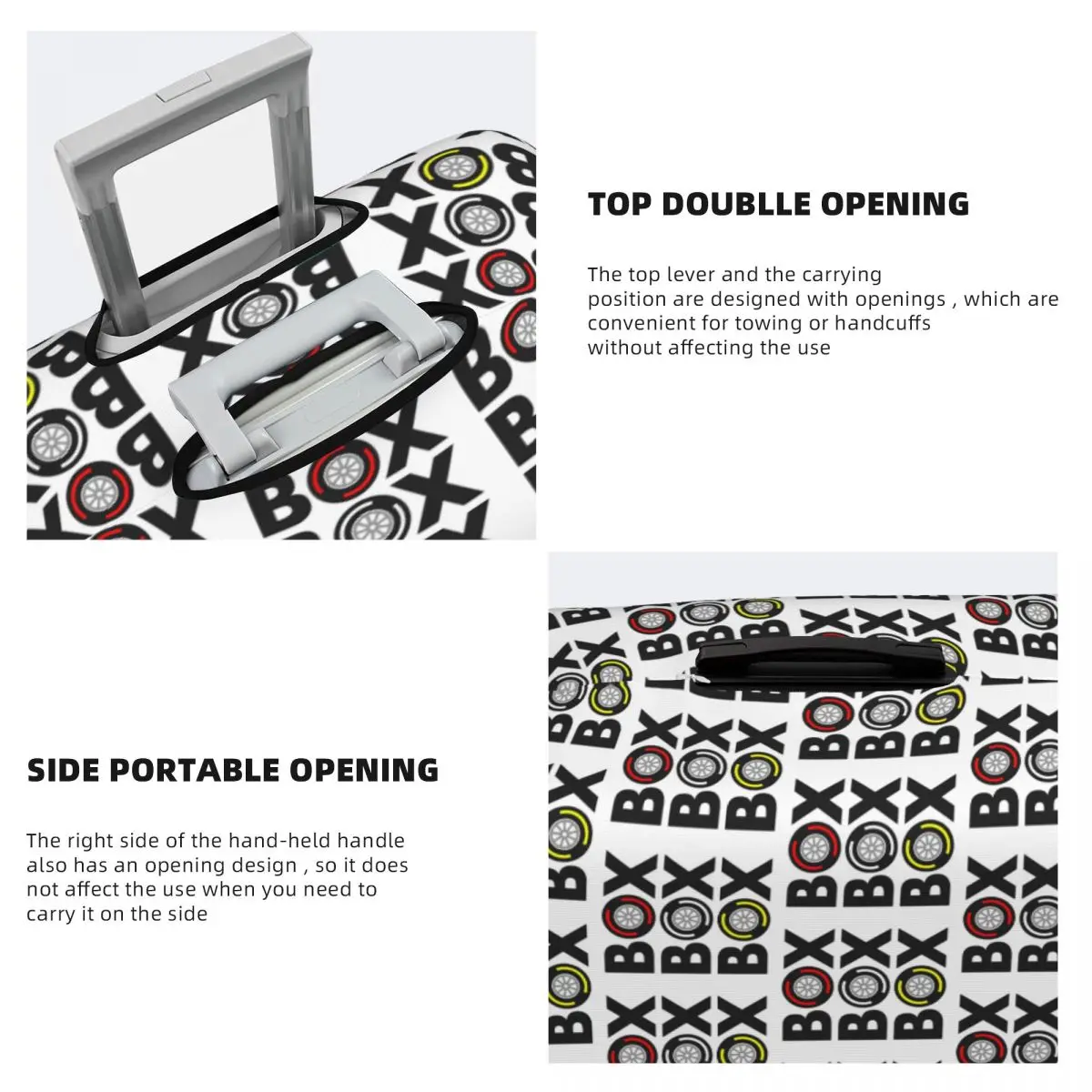 "صندوق صندوق" F1 تصميم مجمع الإطارات غطاء حقيبة حماية مرنة السفر الأمتعة حامي يغطي لمدة 18-32 بوصة