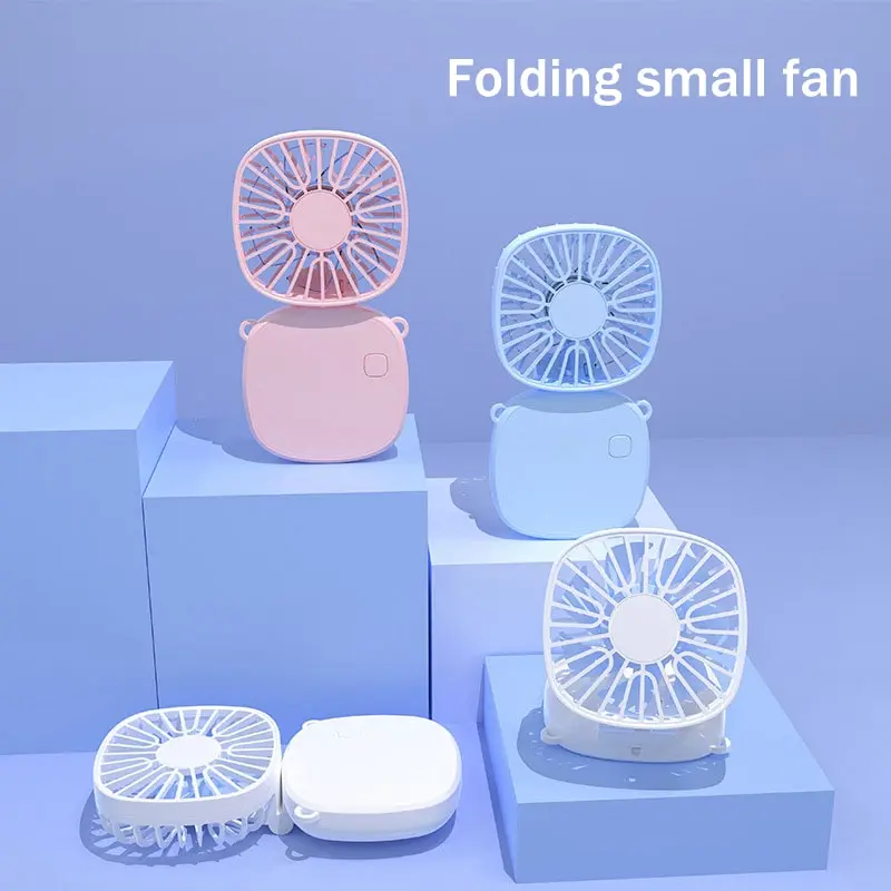 1pc Hanging Neck Fan Foldable Small Electric Fan USB Outdoor Mini Fan Portable Handheld Creative Student Dormitory Sports