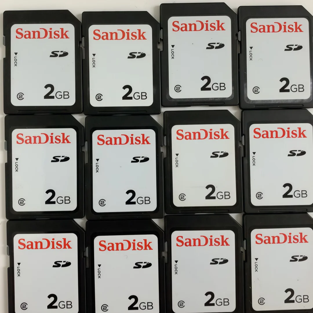بطاقة ذاكرة Sandisk SD الأصلية سعة 2 جيجابايت للكاميرا كانون باناسونيك CCD بطاقة ذاكرة الكاميرا الرقمية طابعة ثلاثية الأبعاد باستخدام الحاسب الآلي #3