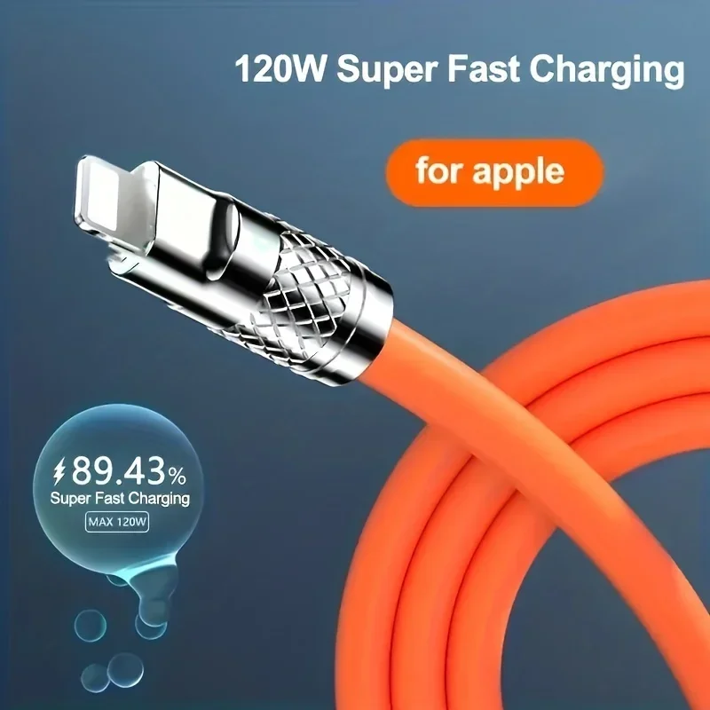20W USB Cable Fast Charging For IPhone 14 11 12 13 Pro Max Mini XS XR X 7 8 6 Plus For IPad Charger Cable Data Cord Thick Line