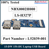 LSC For HP Pavilion 15-DW 15-DW0037WM L52031-001 L52039-001 LS-H327P NBX0002H000 USB Board With Cable 100% Tested Fast Ship