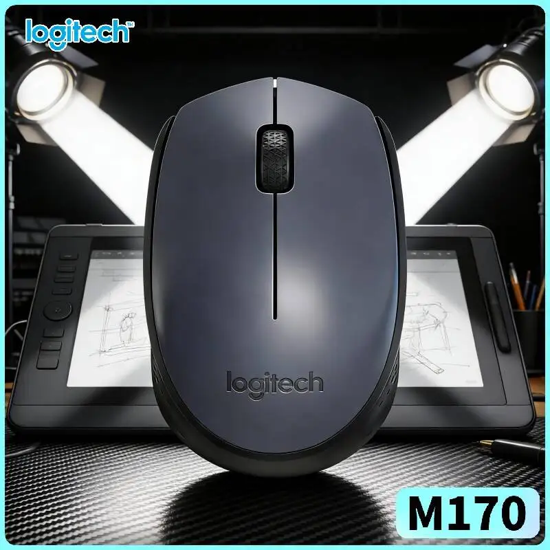 

Logitech M170 Wireless Mouse 2.4GHz USB Mini Receiver 10m Range 12-Month Battery for Home Office Entertainment Use