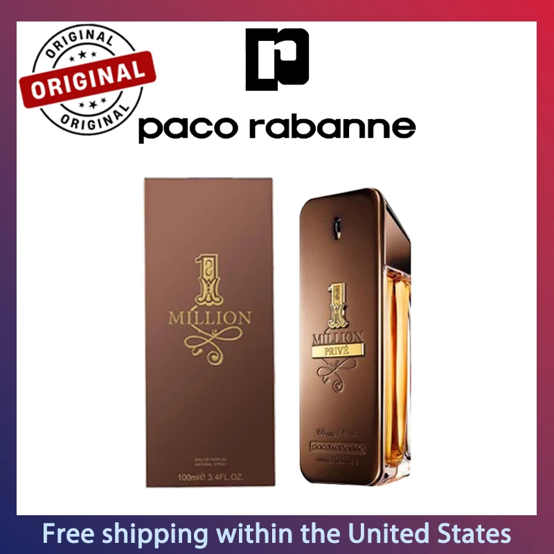 Paco Rabanne Million Privé Eau de Parfum Homme Spray 100 مل عطور أصلية تدوم طويلاً عطر خشبي كولونيا هدايا مكياج
