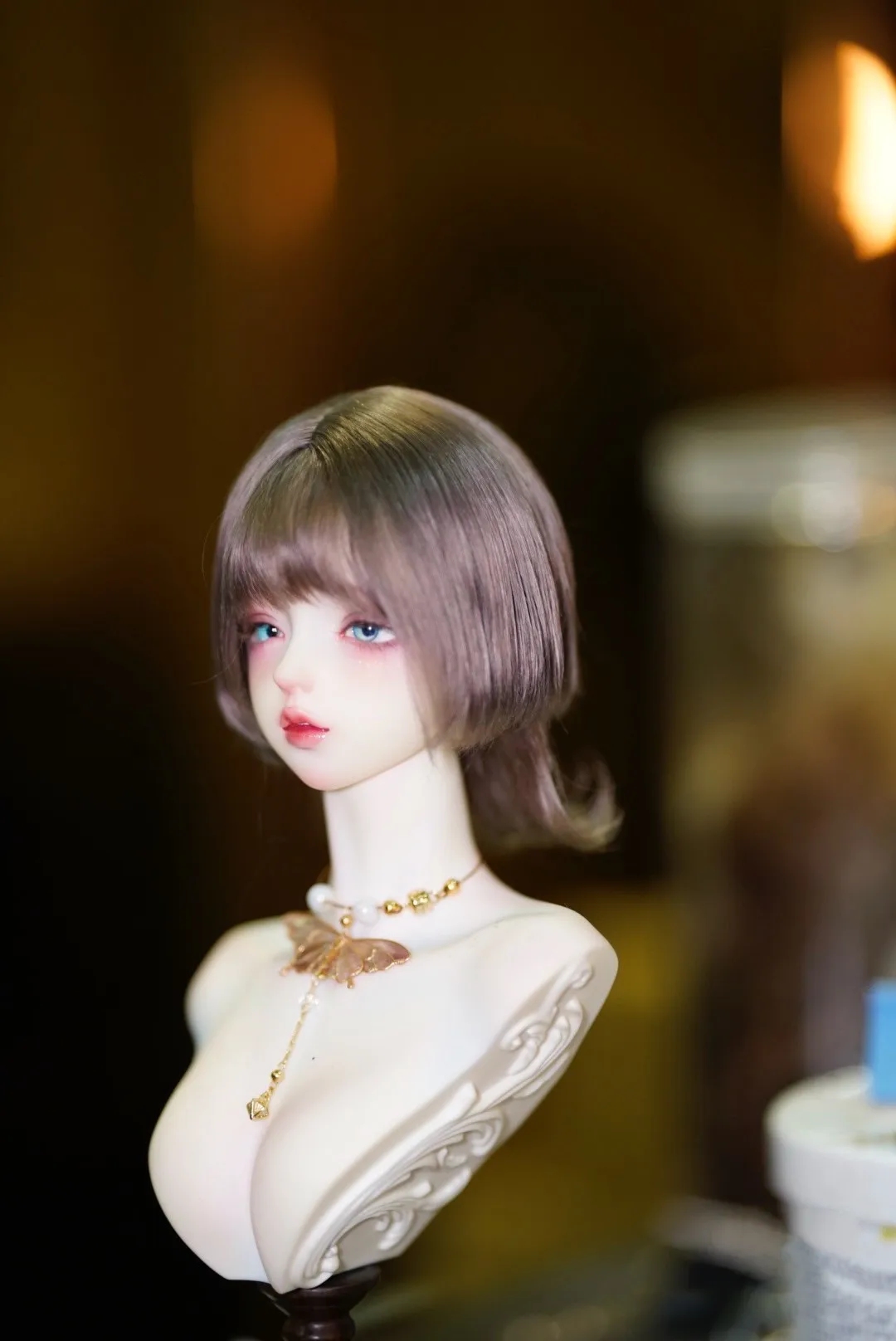 Customized fashion 1/6 1/4 1/3 BJD doll hair, random matching headdress mohair wig for blythe free shipping