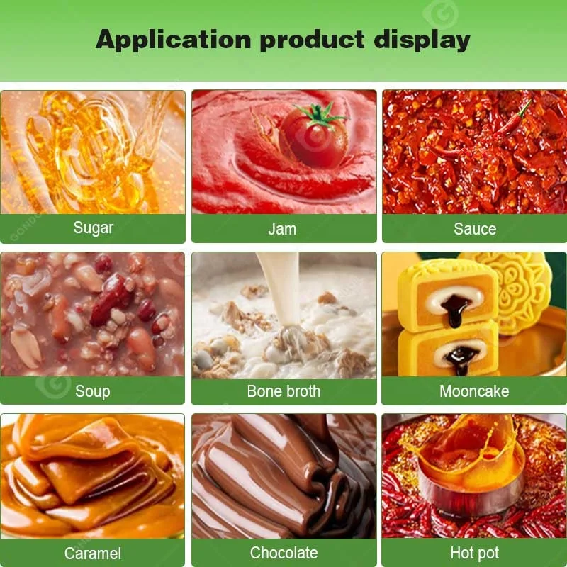 Boiler 2000l Heavy Duty Stem 100 Liter Electric Jam Steam 400l Conduction Oil Plant Cooking Kettle for Honey