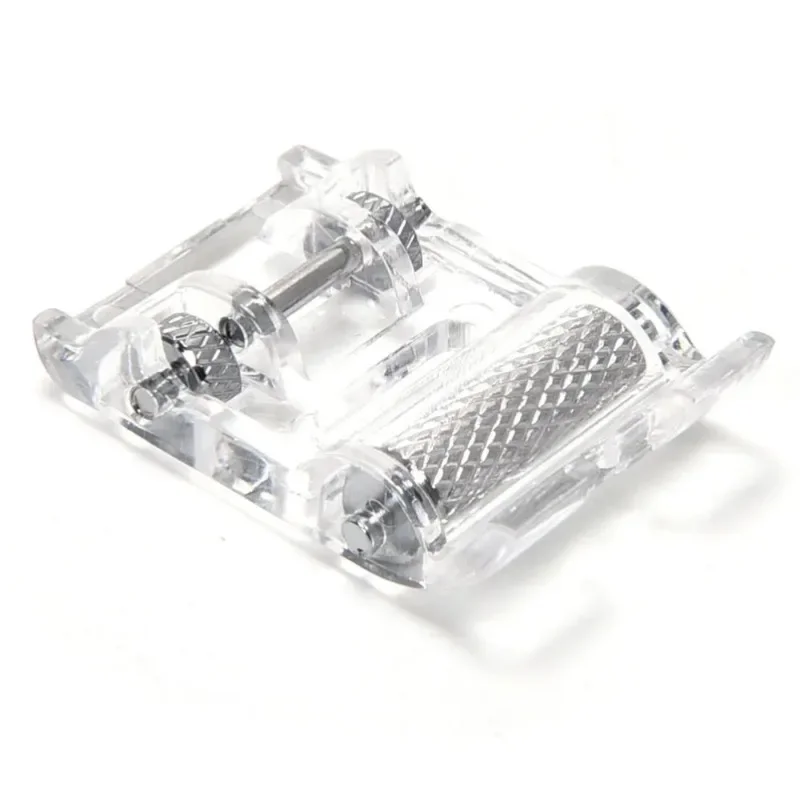 1Pcs Sewing Machine Presser Foot Leather Roller Foot for Snap Singer Brother Janome Sew Machine Accessories Overlock Equipment