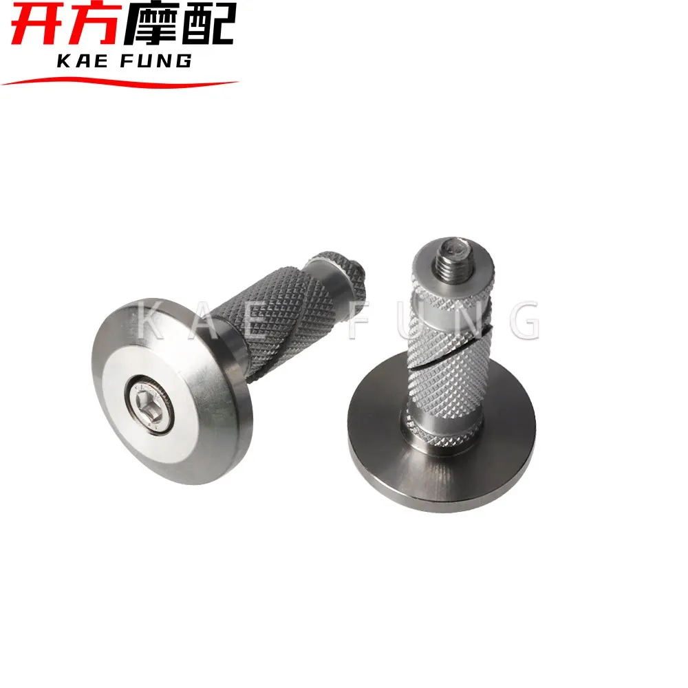 Off-road Motorcycle Stainless Steel Handlebar Plug Anti-drop Head Suitable for K T M Handlebar Decorative Plug