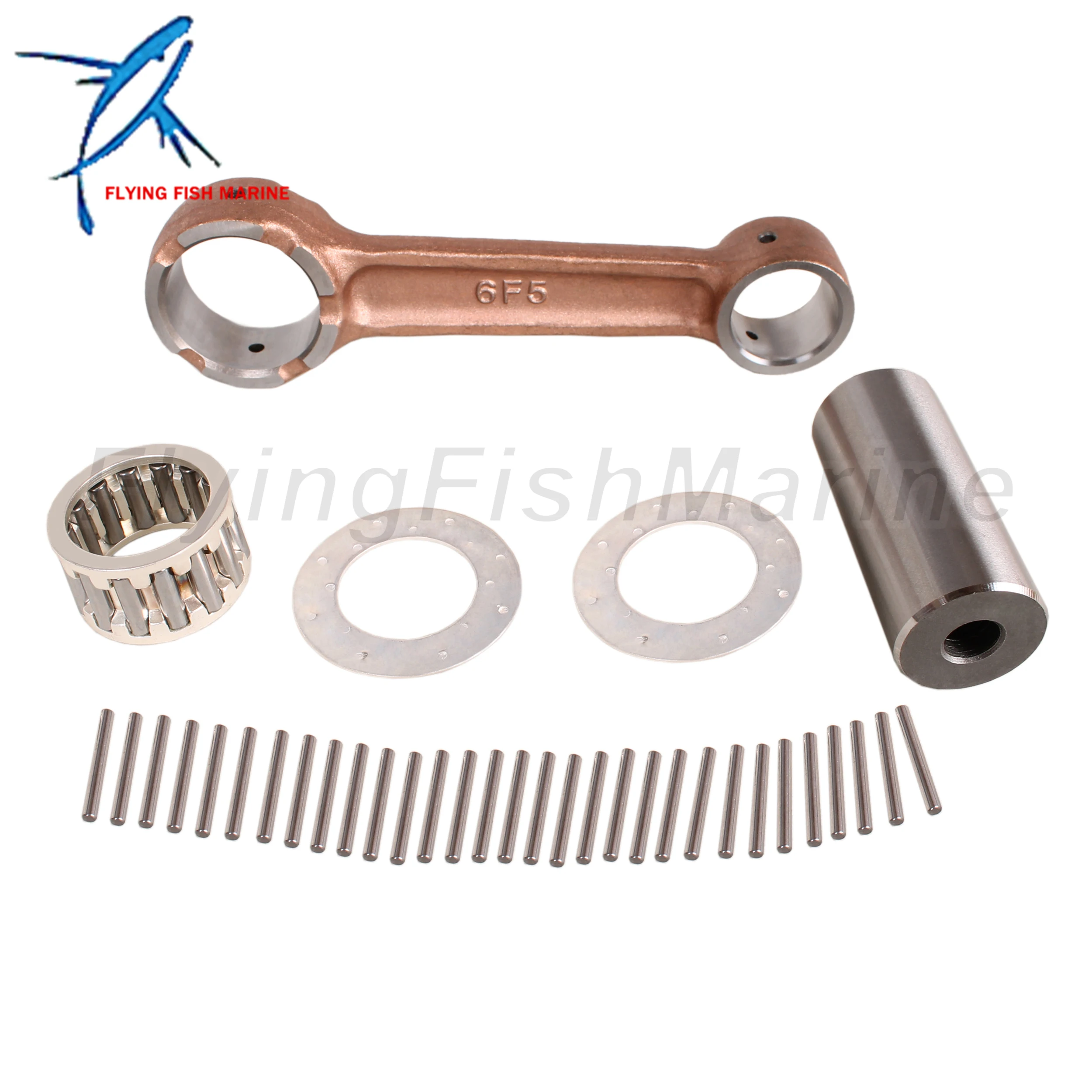 Motore fuoribordo 66T-11650-00 66T-11650-01 Kit biella per Yamaha 40HP E40X 2 tempi X serie 40XMH