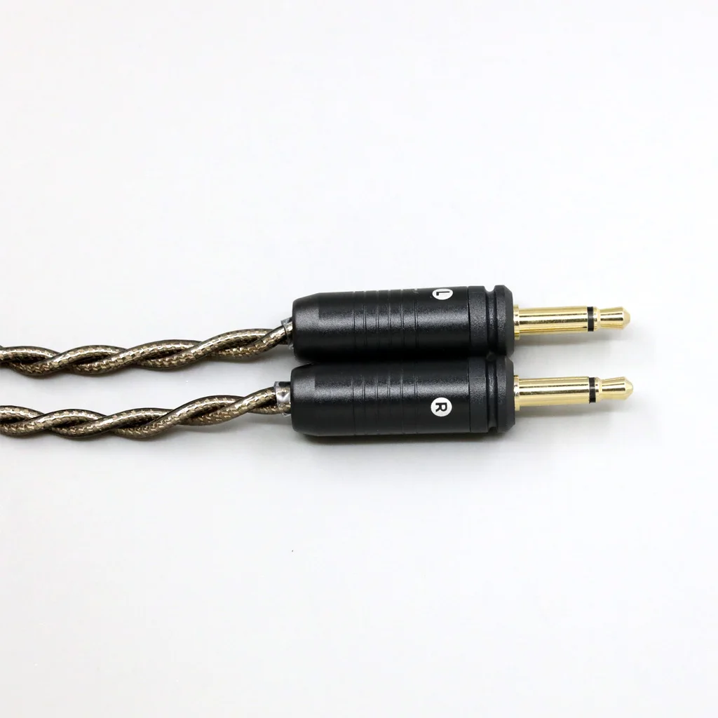 99% الفضة النقية البلاديوم + الجرافين الذهب سماعة كابل ل البؤري واضح Elear Elex Elegia Stellia المزدوج 3.5 مللي متر سماعة LN008259