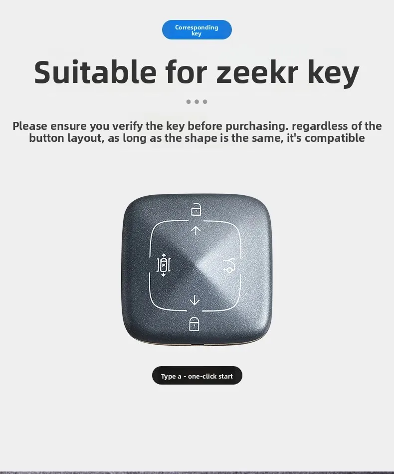 Car Zinc Alloy Leather Car Key Case Cover Holder For Extremely Krypton 001 007 009 ZEEKR X NFC Truck Accessories