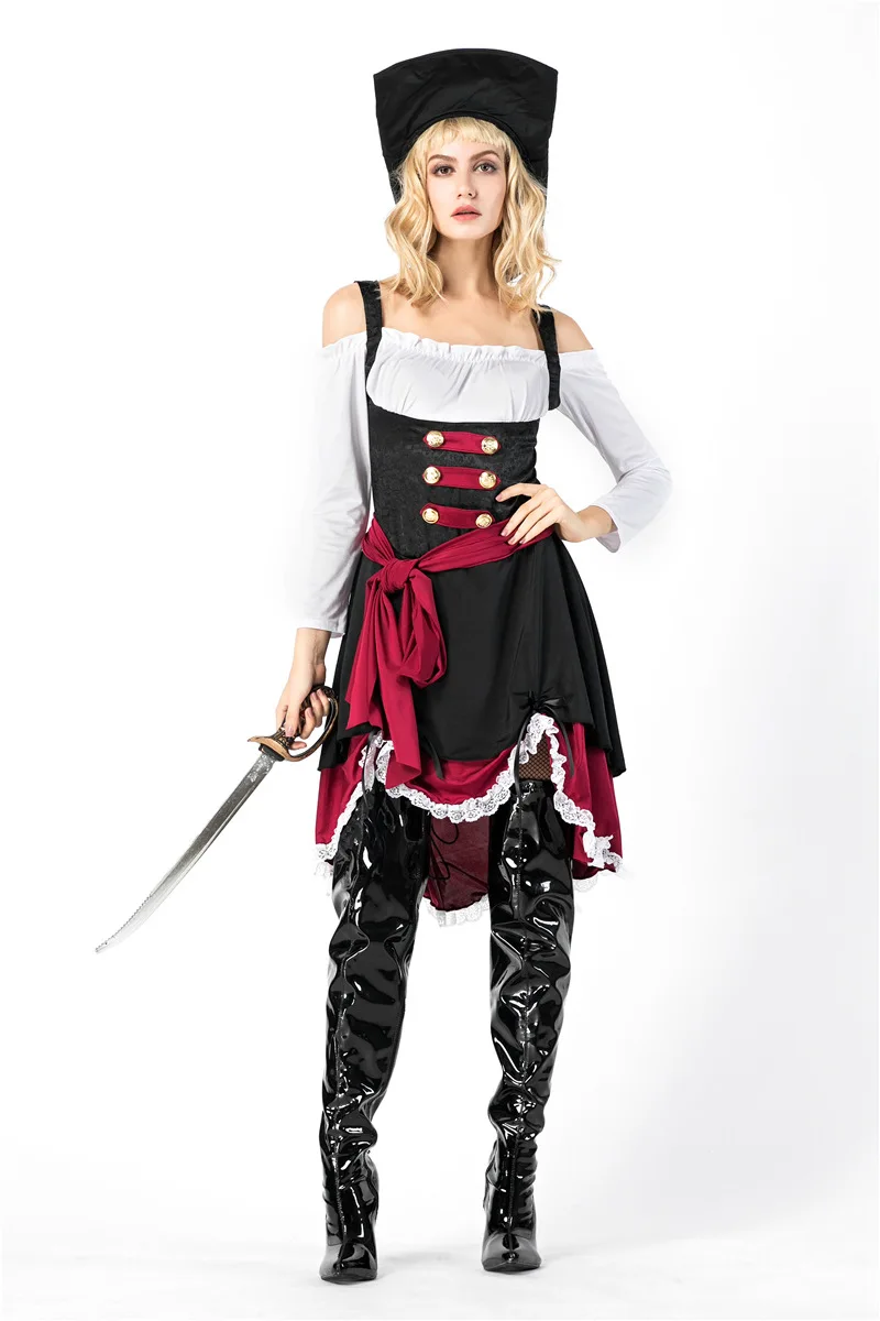 

Deluxe Pirates of the Pirate Costume Halloween Party Female Pirates Cosplay Fancy Dress