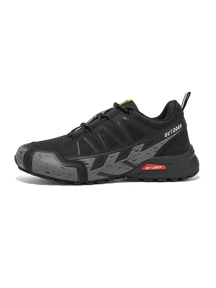 Herren-Wanderschuhe für den Außenbereich, wasserdicht, rutschfest, für jedes Gelände, Sportschuhe mit breiter Zehenpartie, zum Wandern, Radfahren, Camping, Jagd, Wanderschuhe – Detail 16