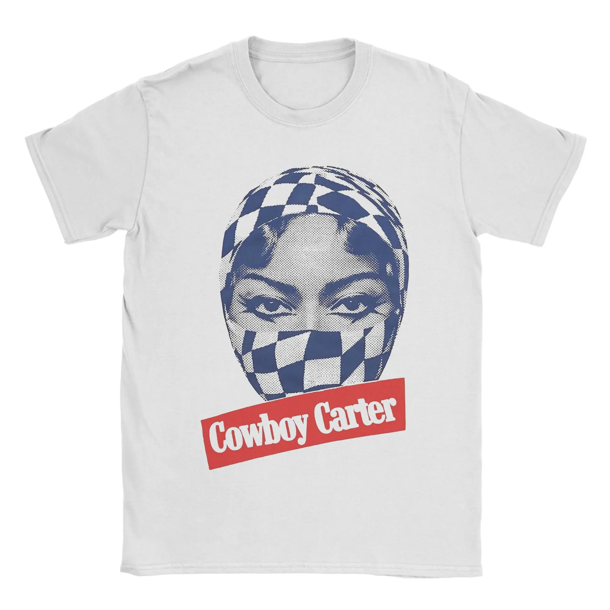 

Cowboy Carter Beyonces Halftone T Shirts for Men Women Pure Cotton Novelty T-Shirt Round Collar Tee Shirt Short Sleeve Clothes