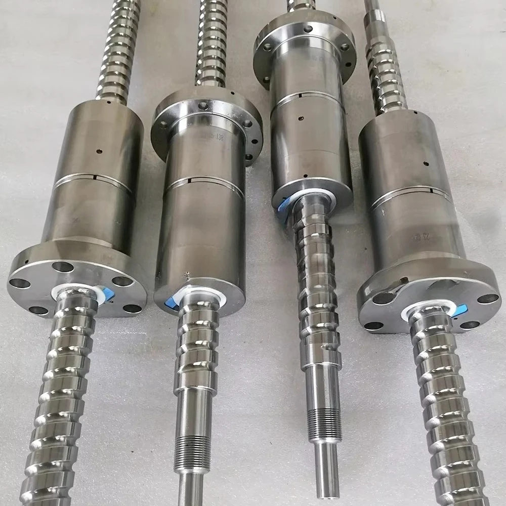 Large Size Heavy-Duty Special Ball Screw 8020-8040 Gcr15 Bearing Customized Processing Milled Thread 500-6000mm China