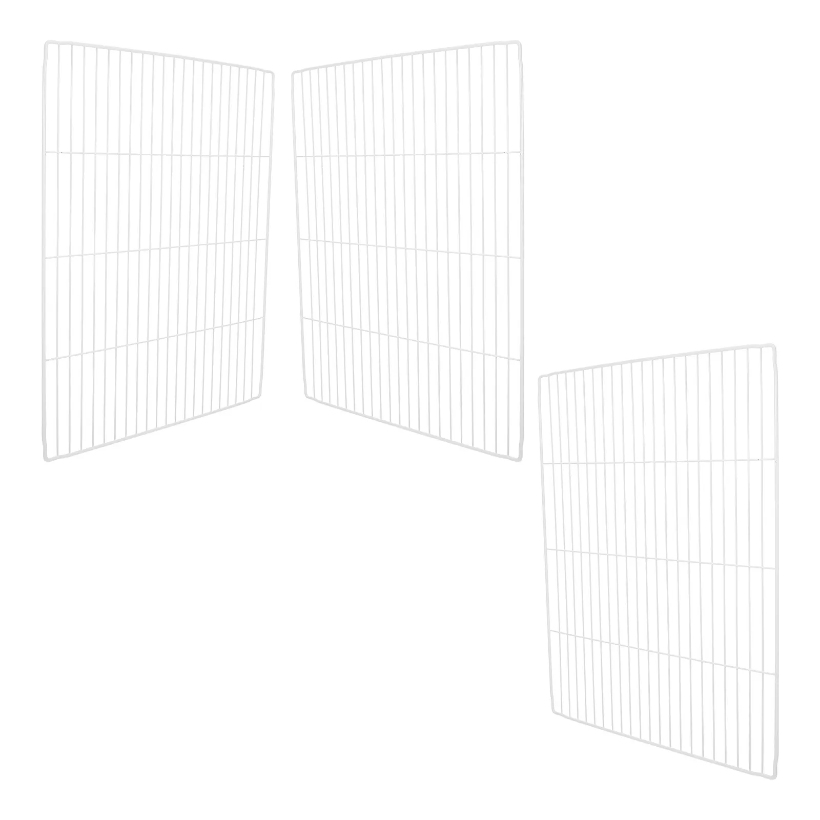 3Pcs Freezer Section Divider Freezer Organizer Metal Wire Shelf Partition Refrigerator Storage 18x14x0.2