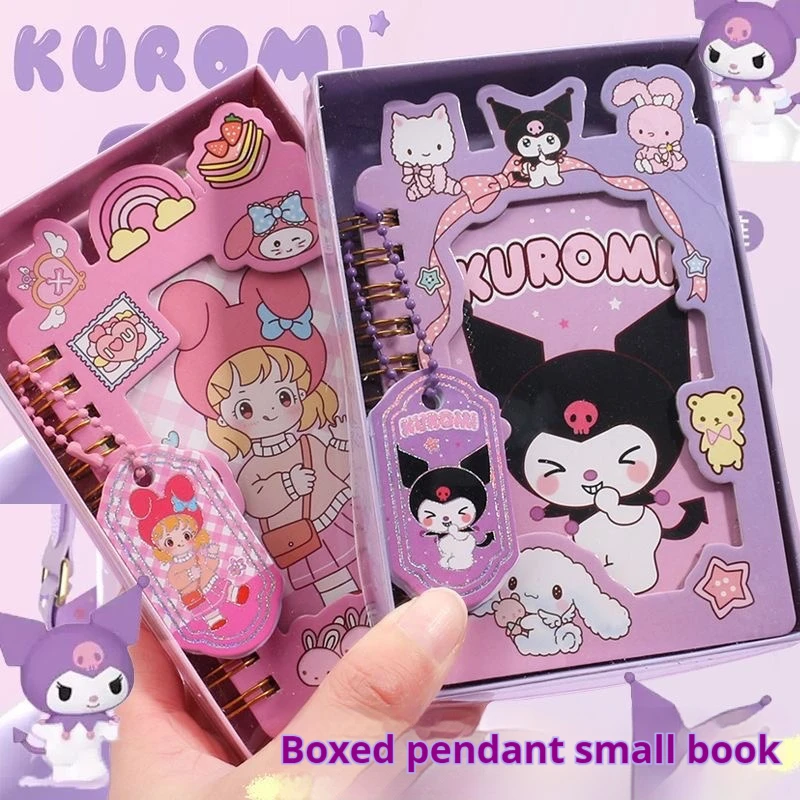 4pcs Sanrio Coil Notebook My Melody Kuromi Cinnamoroll Notebook Notebook Notebook Schedule Memorandum Office Stationery Gifts