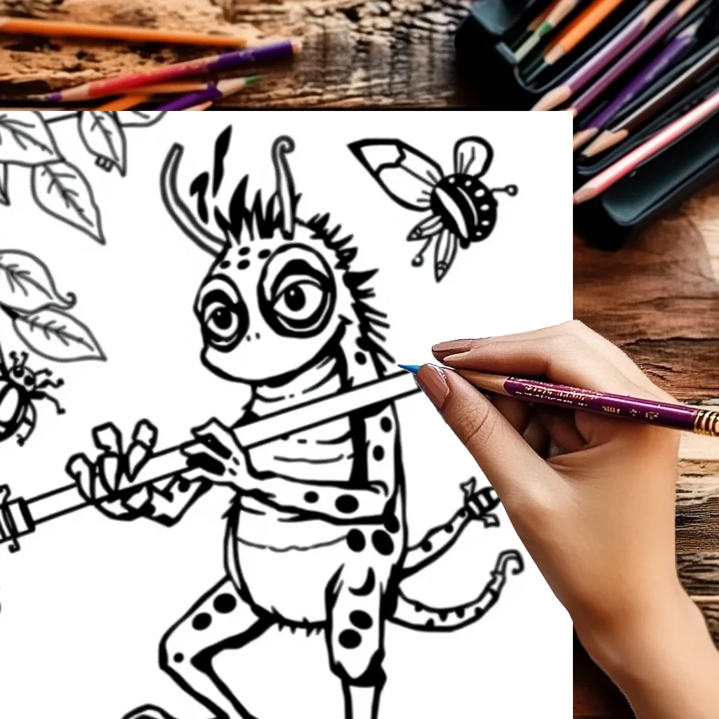 Libro para colorear de monstruos lindos de 28 páginas para adultos |   Suministros de dibujo Libro para colorear para Navidad, Acción de Gracias