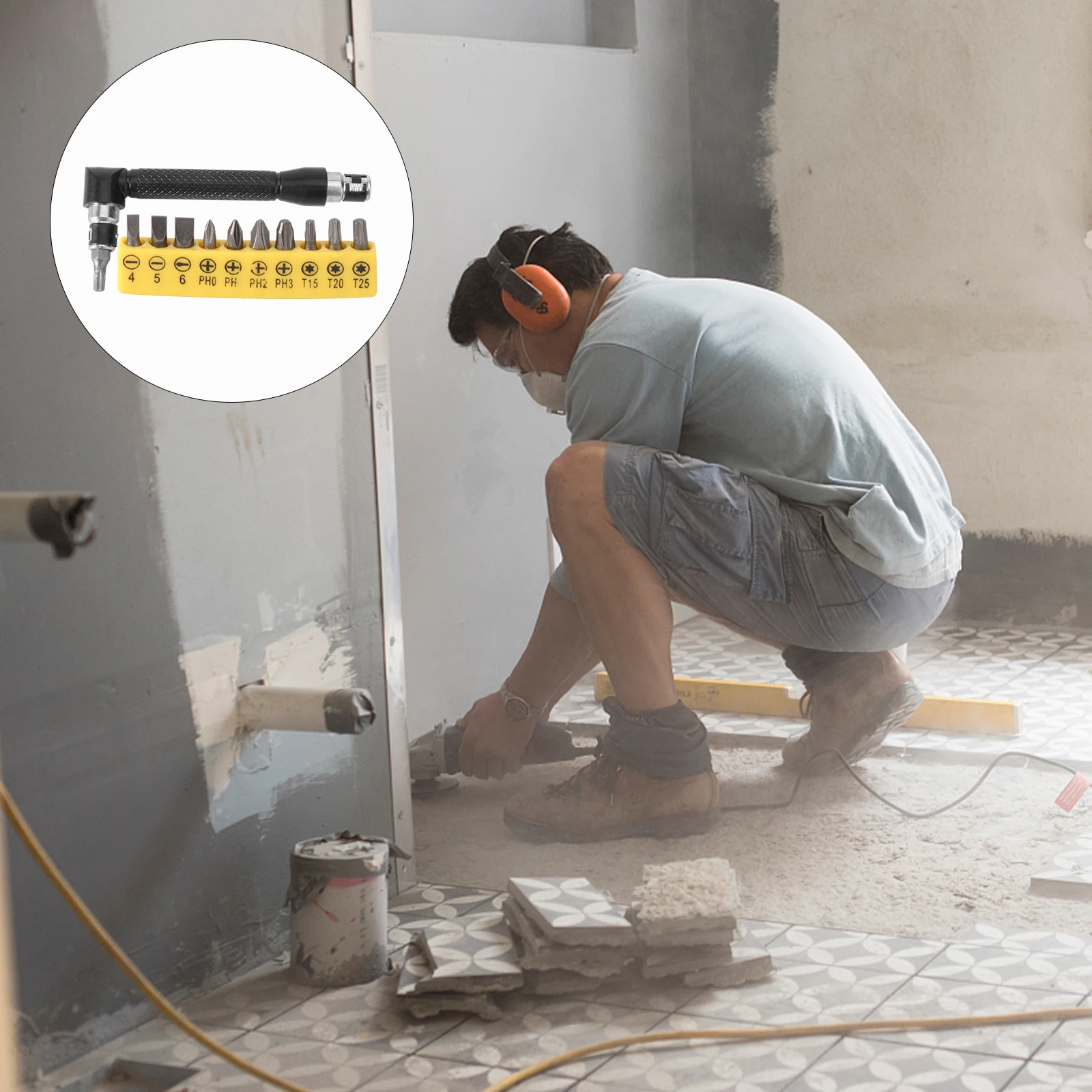 

1 4 Inch L Shaped Wrench Double Headed Socket Screwdriver Adapter High Hardness Great Toughness Fine Craftsmanship Easy