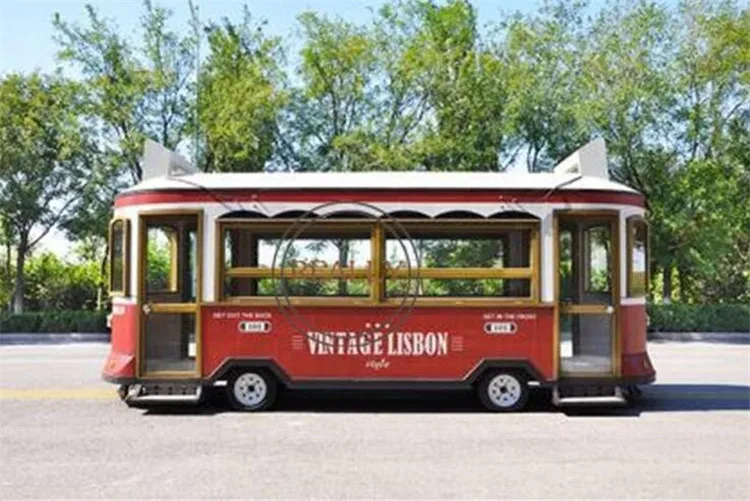 متوفر في المخزون عربة كهربائية مخصصة لشاحنة الطعام مع شواية شواء وعاء طبخ مختلف طلب العميل الأمريكي